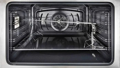 ILVE Majestic II 36" Dual Fuel Range White Bronze Trim UM09FDNS3WHB