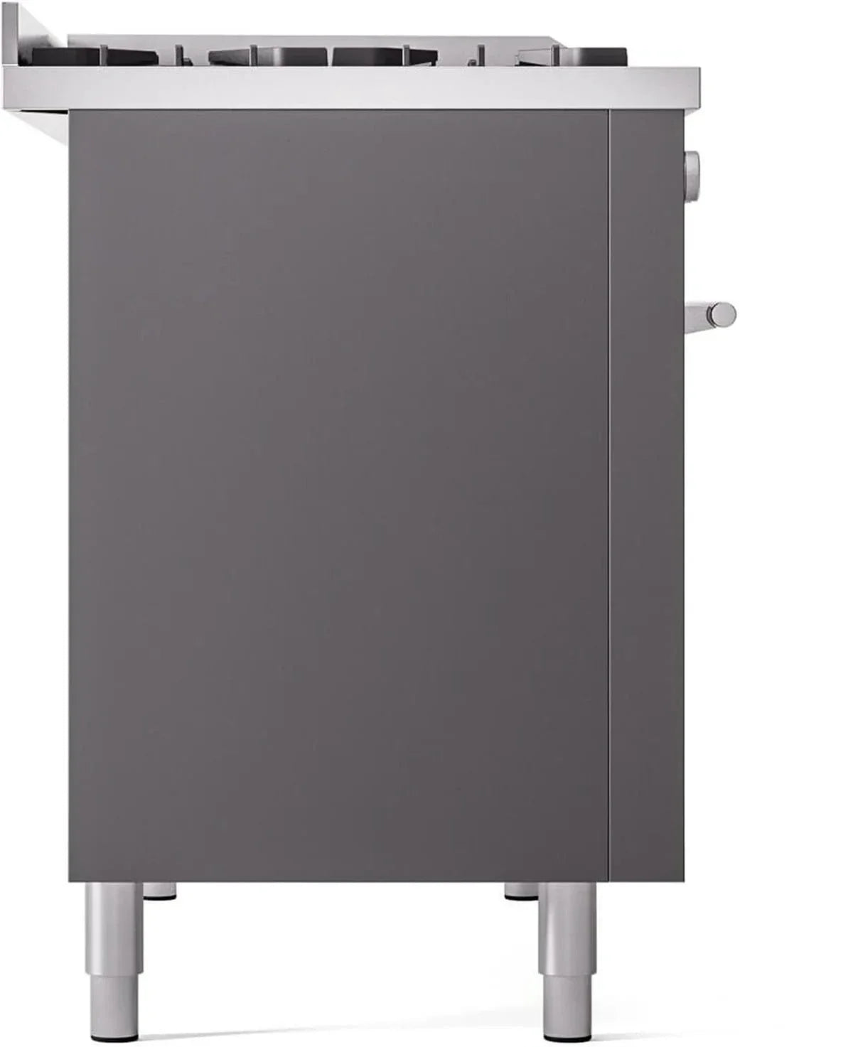 ILVE Professional Plus II 48" Dual Fuel Range in Matte Graphite UP48FWMPMG