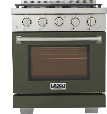 Kucht 30" Freestanding Professional Gas Range KFX3000X-G