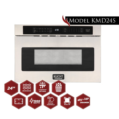 Kucht 24" Microwave Drawer, KMD24S