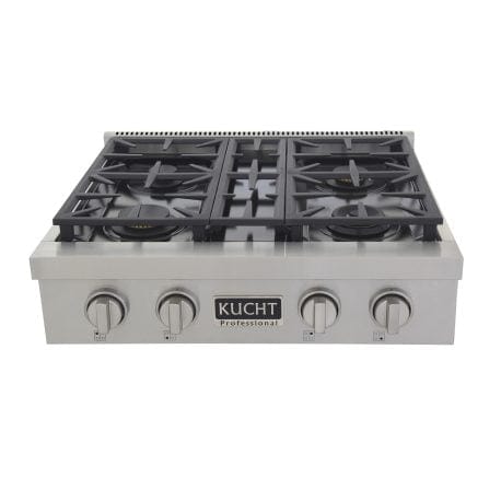 Kucht 30" 4 Burners Stainless Propane Cooktop, KFX309T/LP-S