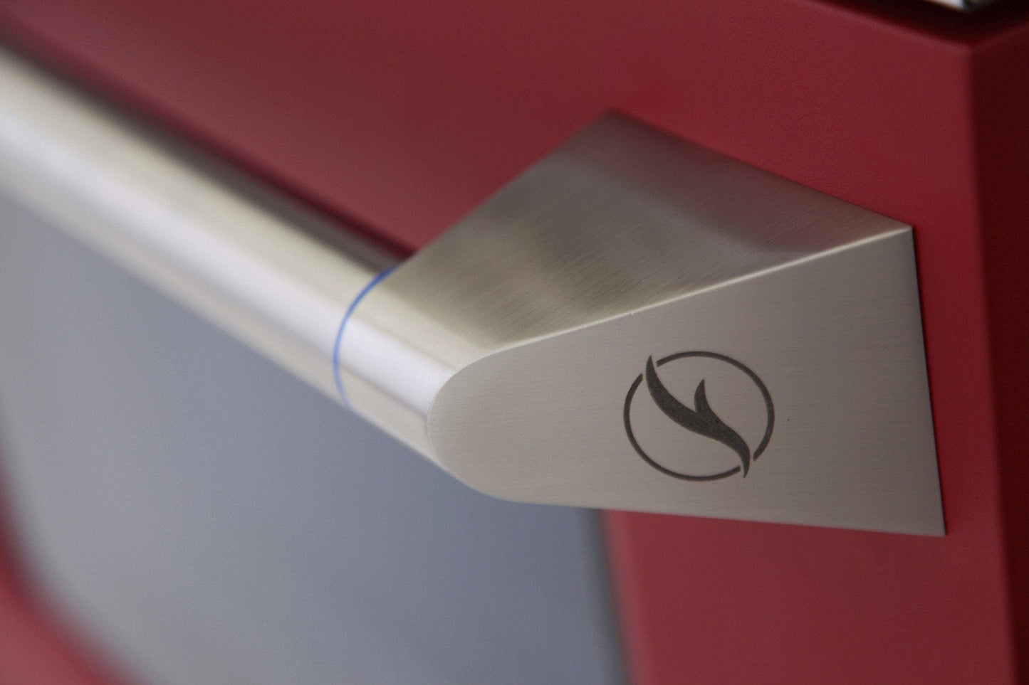 Kucht 30" Gas Range in Stainless Steel with Red Oven Door, KNG301-R