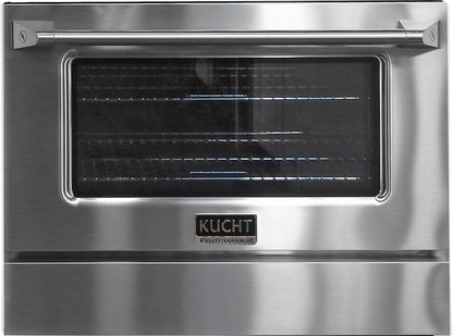 Kucht 30" Gas Range in Stainless Steel with Silver Oven Door, KNG301-S