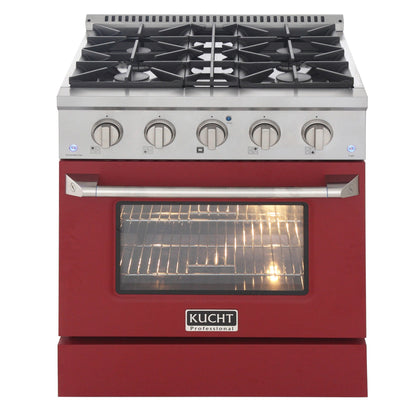 Kucht 30” Pro-Style Kitchen Dual Fuel Range - KDF302-B