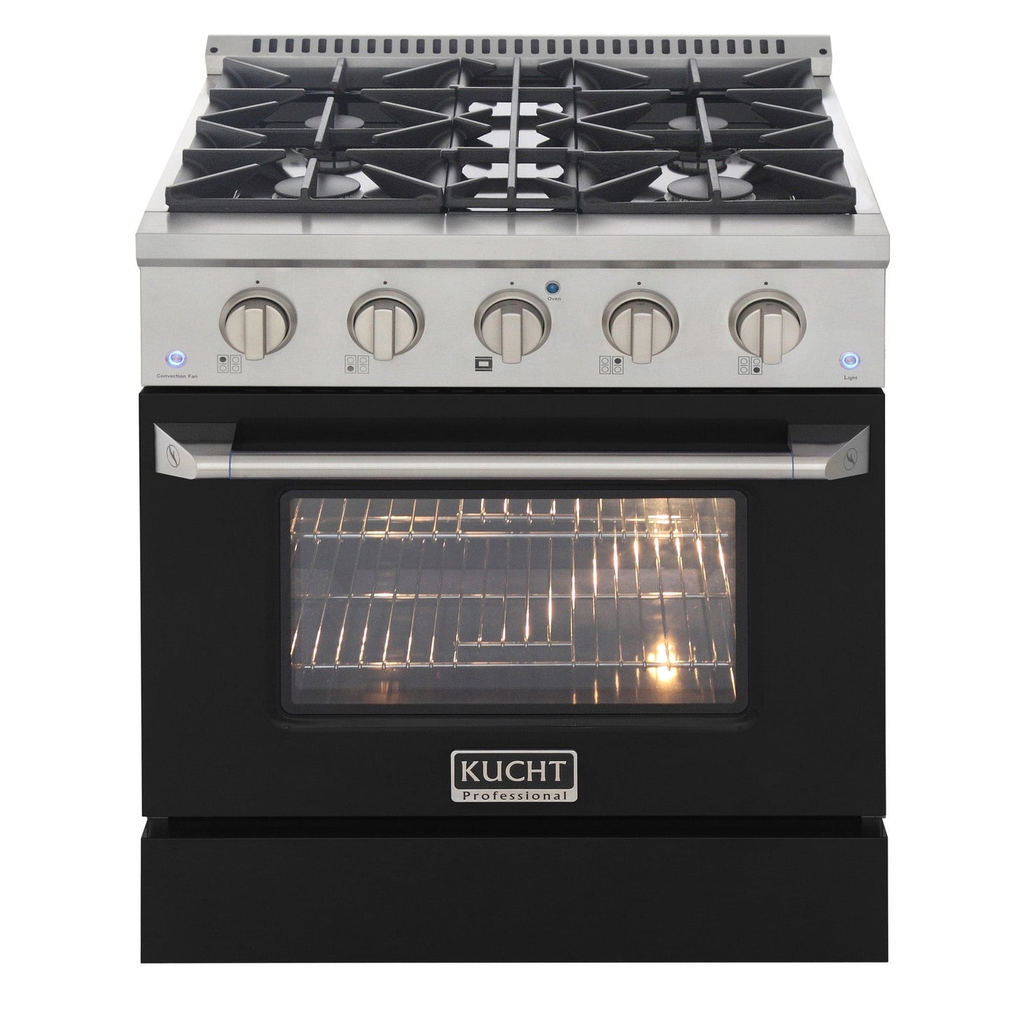 Kucht 30” Pro-Style Kitchen Dual Fuel Range - KDF302-B