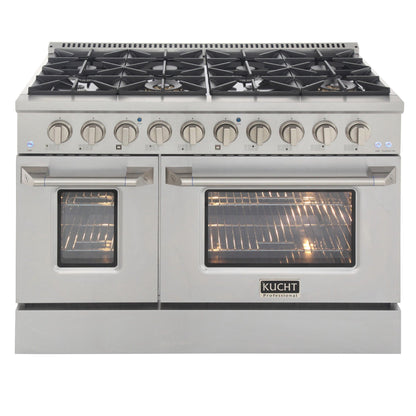 Kucht 48” Pro-Style Kitchen Dual Fuel Range - KDF482