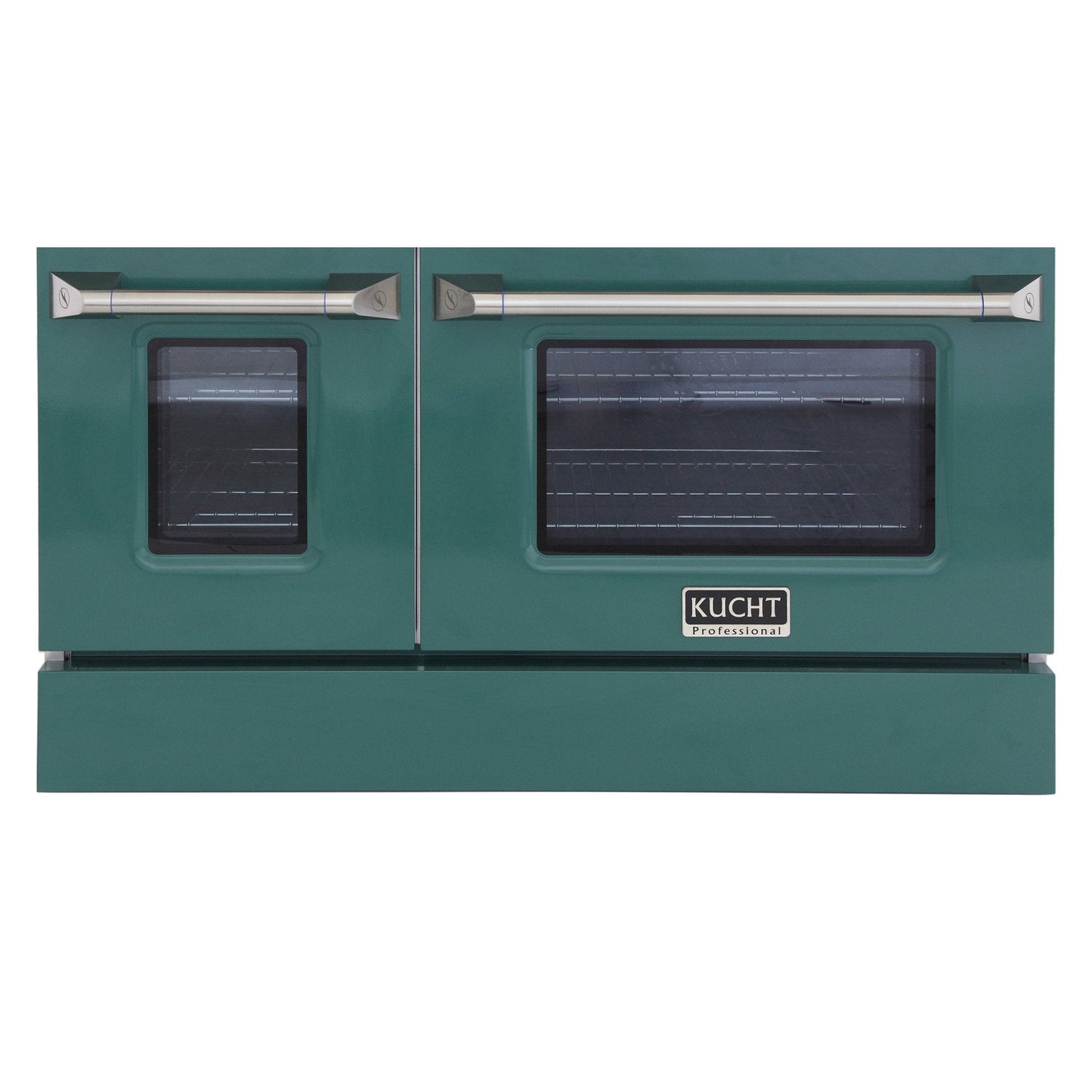 Kucht 48" Propane Range in Stainless Steel, Green Doors, KNG481/LP-G