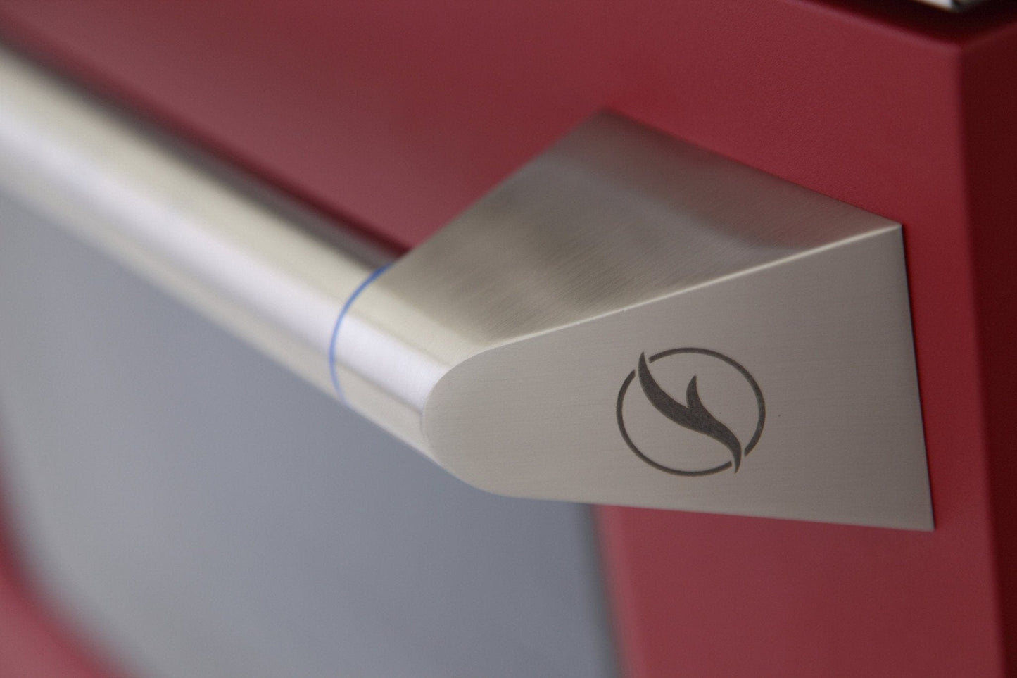 Kucht 48" Propane Range in Stainless Steel, Red Doors, KNG481/LP-R