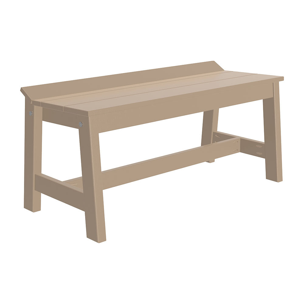 LuxCraft Poly 41" Cafe Dining Bench