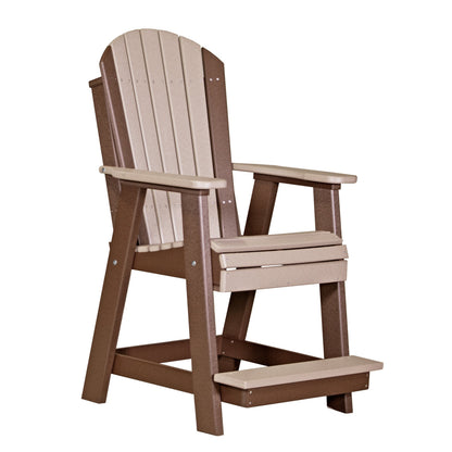 LuxCraft Poly Adirondack Balcony Chair