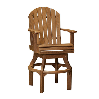 LuxCraft Poly Adirondack Swivel Chair