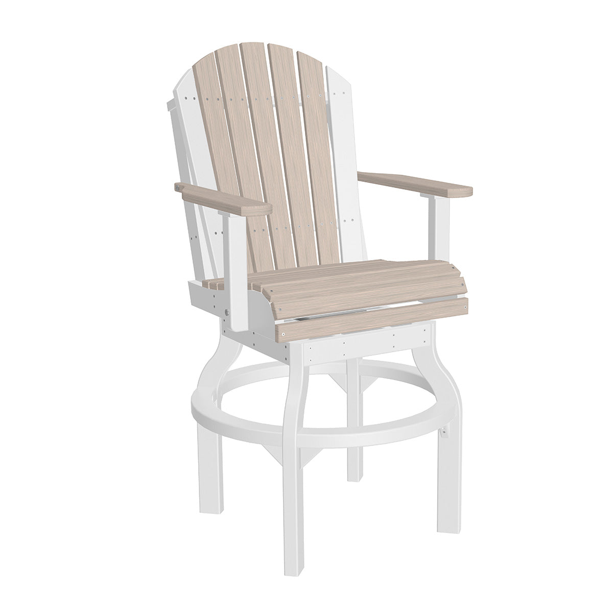 LuxCraft Poly Adirondack Swivel Chair