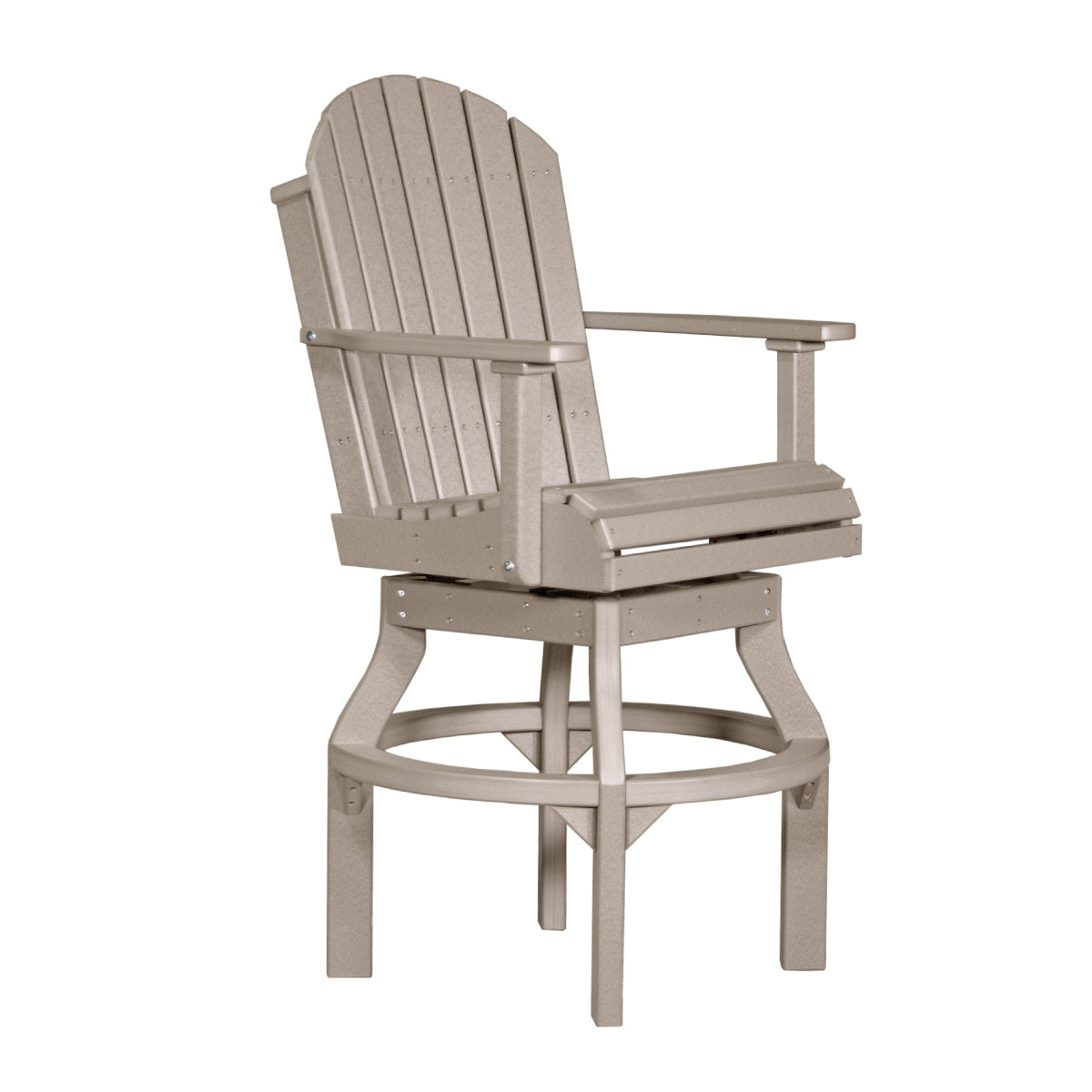 LuxCraft Poly Adirondack Swivel Chair