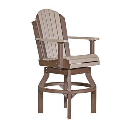 LuxCraft Poly Adirondack Swivel Chair