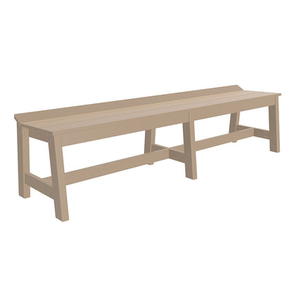 LuxCraft Poly 72" Cafe Dining Bench