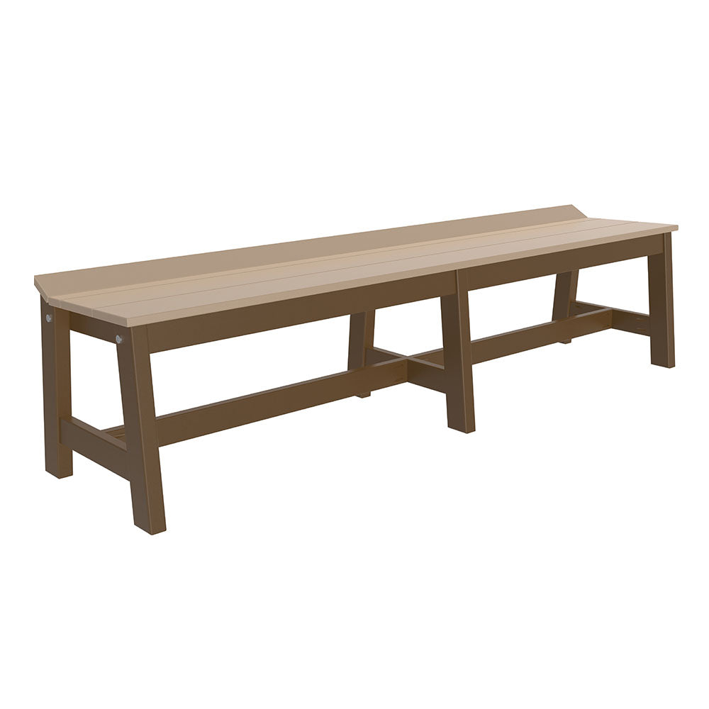 LuxCraft Poly 72" Cafe Dining Bench