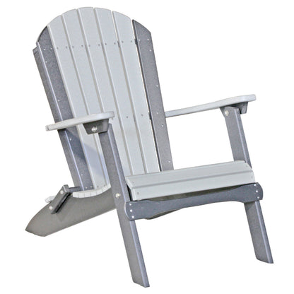 LuxCraft Poly Folding Adirondack Chair