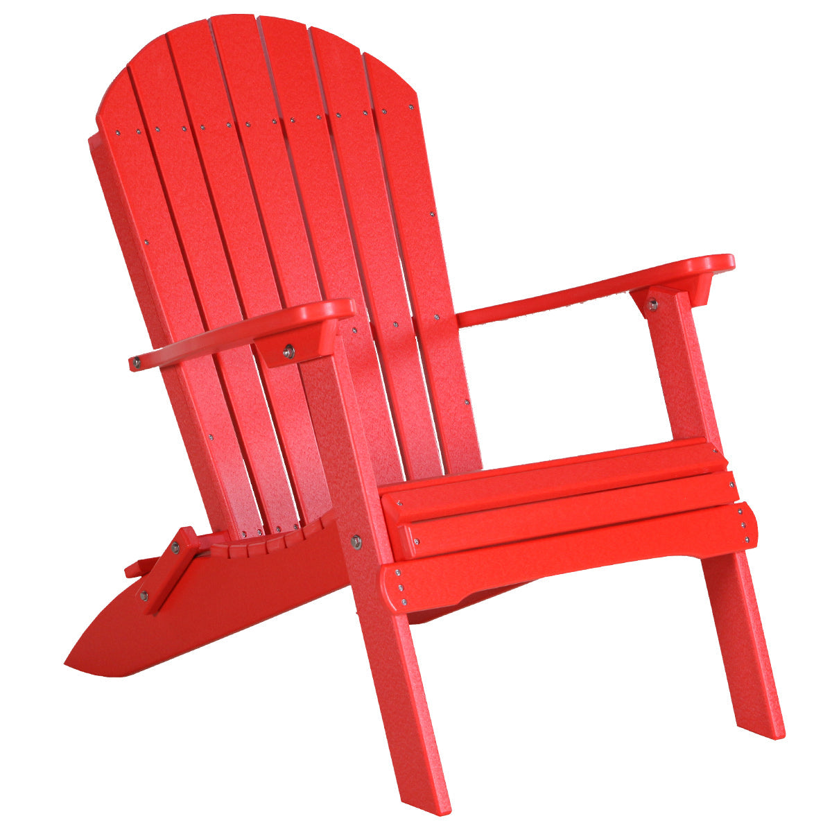 LuxCraft Poly Folding Adirondack Chair