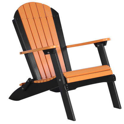 LuxCraft Poly Folding Adirondack Chair