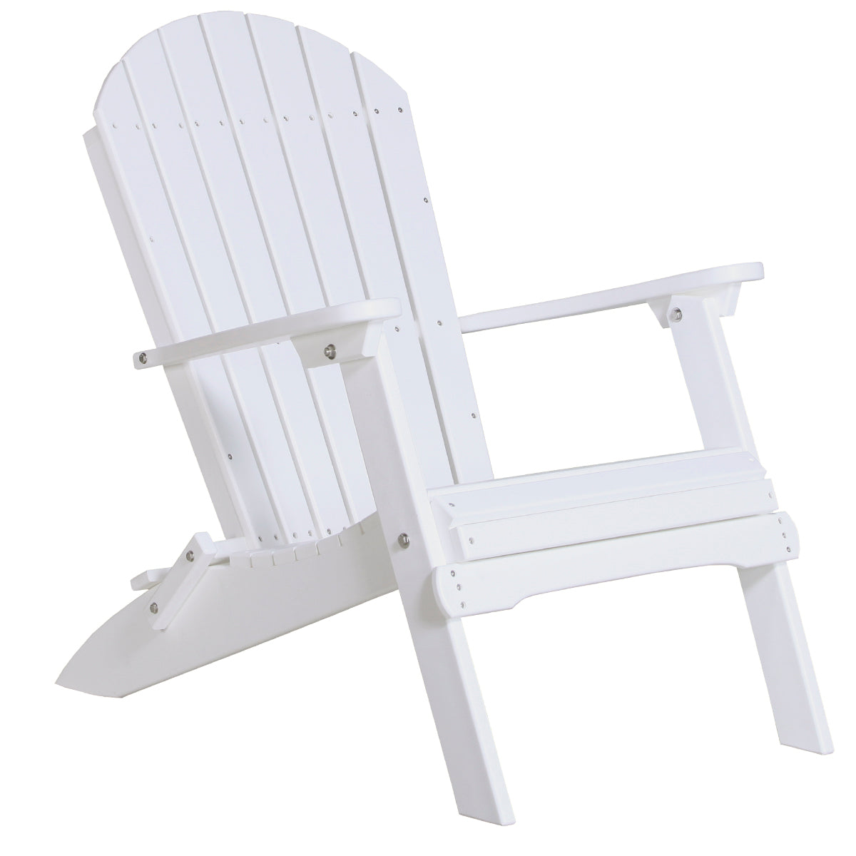 LuxCraft Poly Folding Adirondack Chair