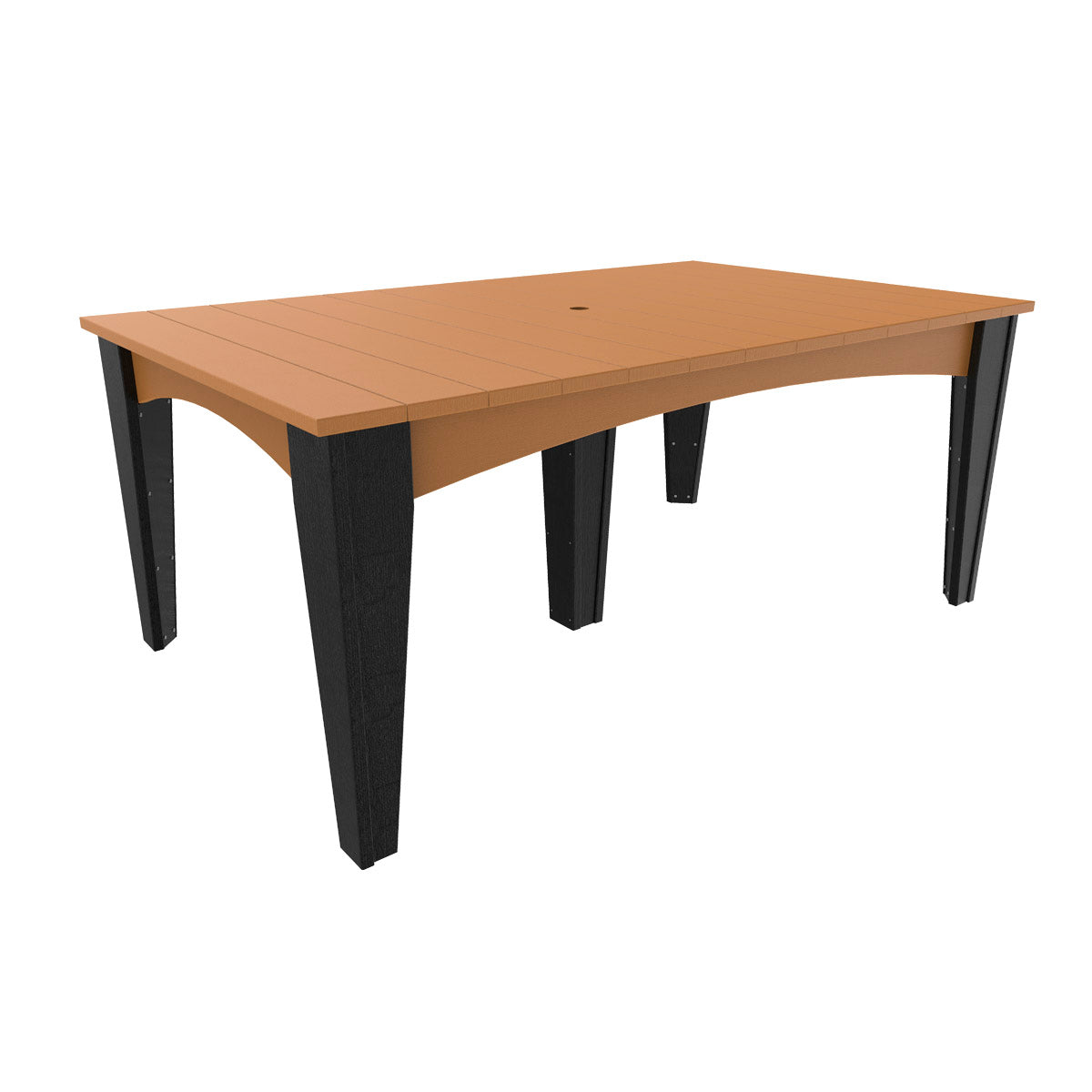 LuxCraft Poly 44" x 72" Island Dining Rectangle Table