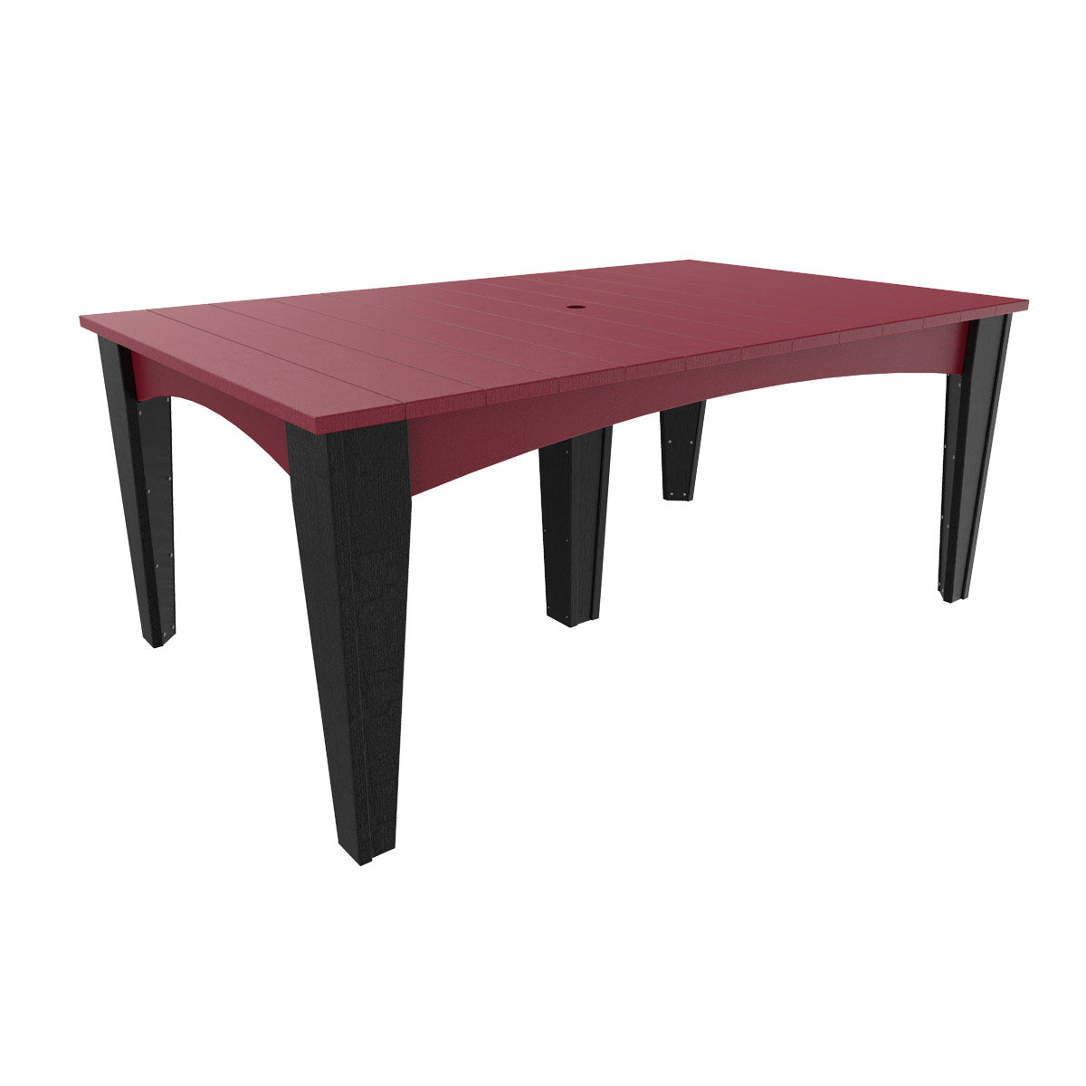 LuxCraft Poly 44" x 72" Island Dining Rectangle Table