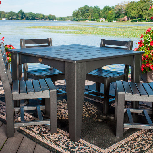 LuxCraft Poly 44" Island Dining Square Table