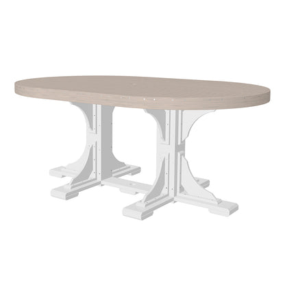 LuxCraft Poly 4' x 6' Round Table