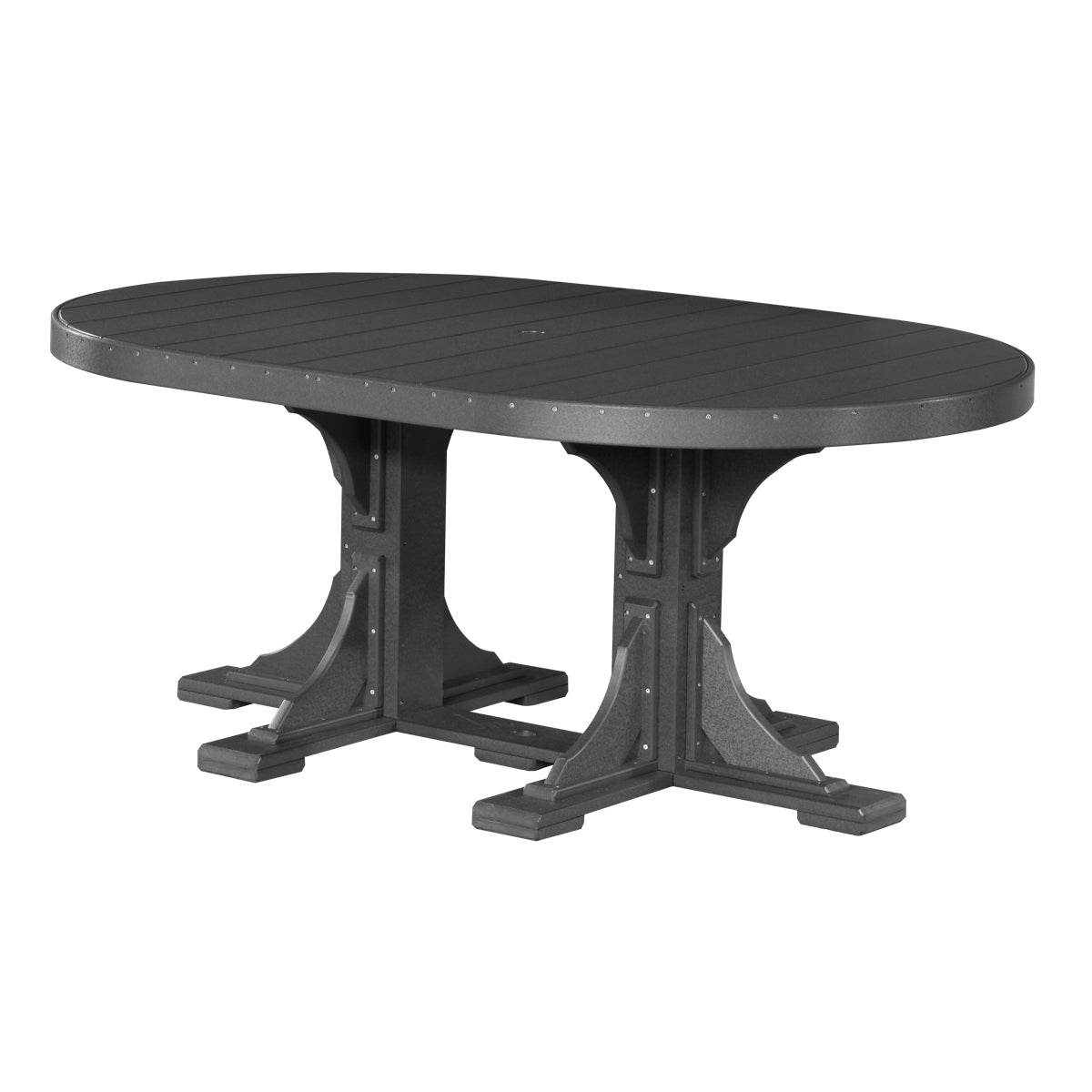 LuxCraft Poly 4' x 6' Round Table