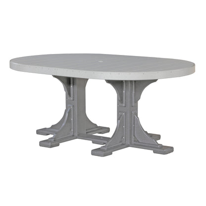 LuxCraft Poly 4' x 6' Round Table