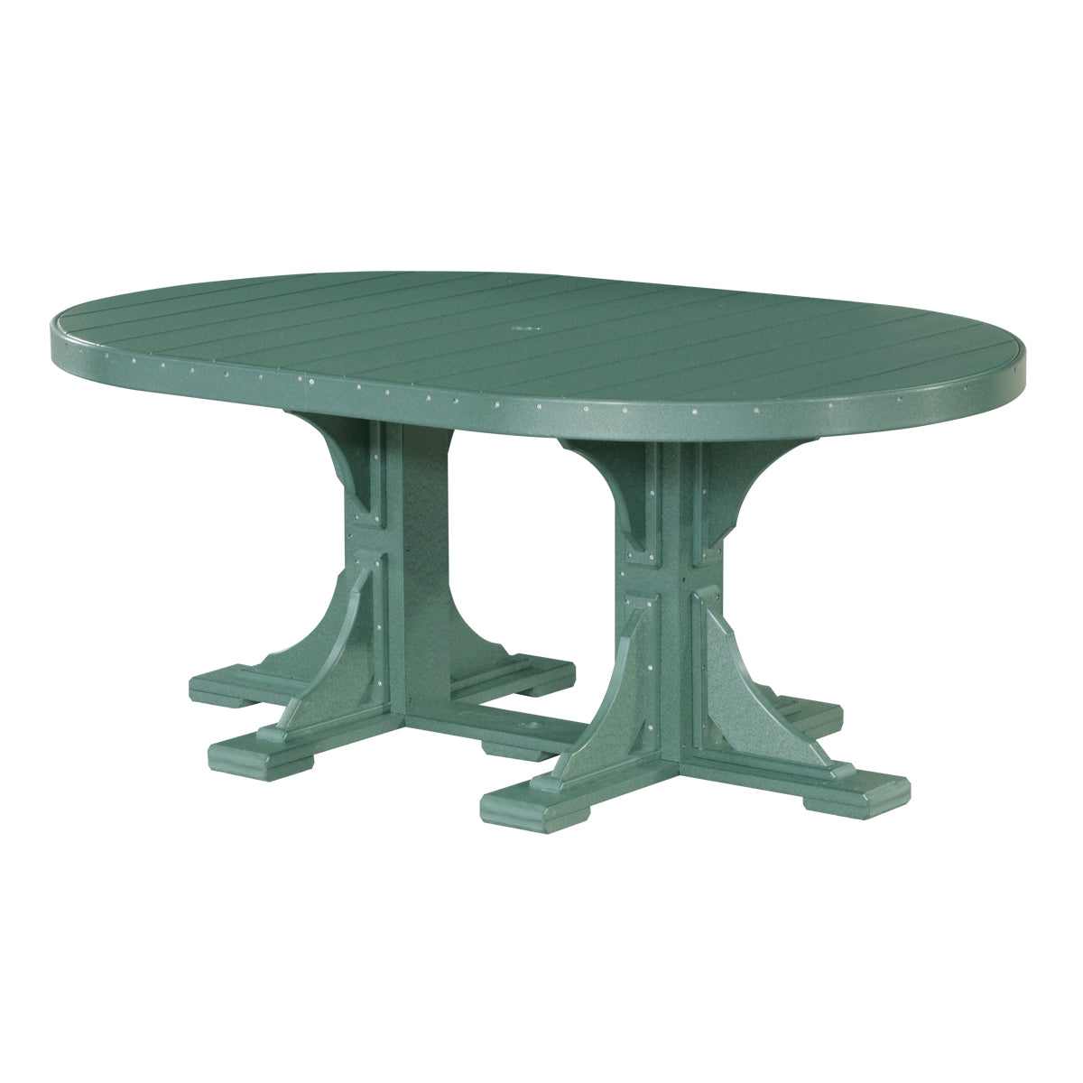 LuxCraft Poly 4' x 6' Round Table