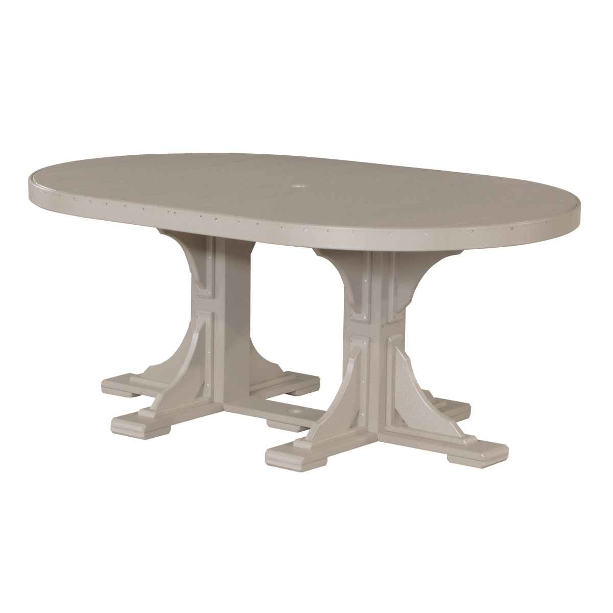 LuxCraft Poly 4' x 6' Round Table