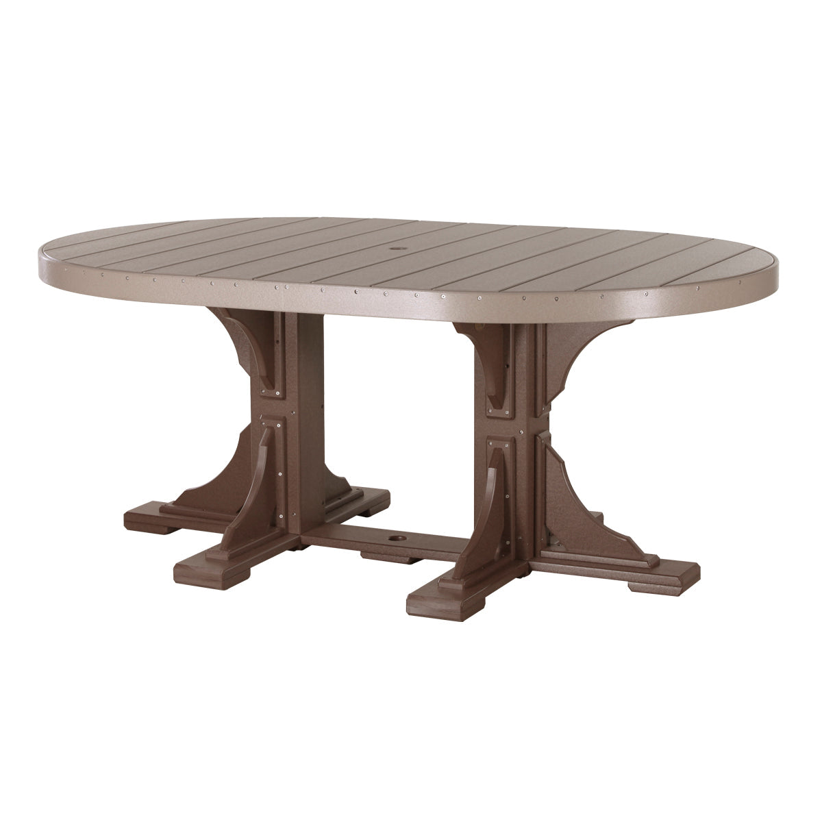 LuxCraft Poly 4' x 6' Round Table