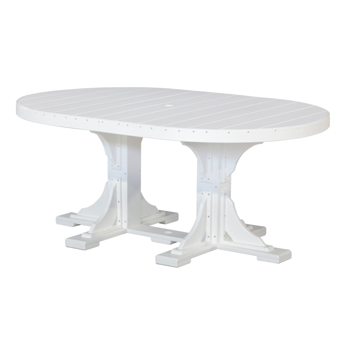 LuxCraft Poly 4' x 6' Round Table