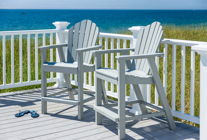 Seaside Casual Poly Adirondack Classic Balcony Chair