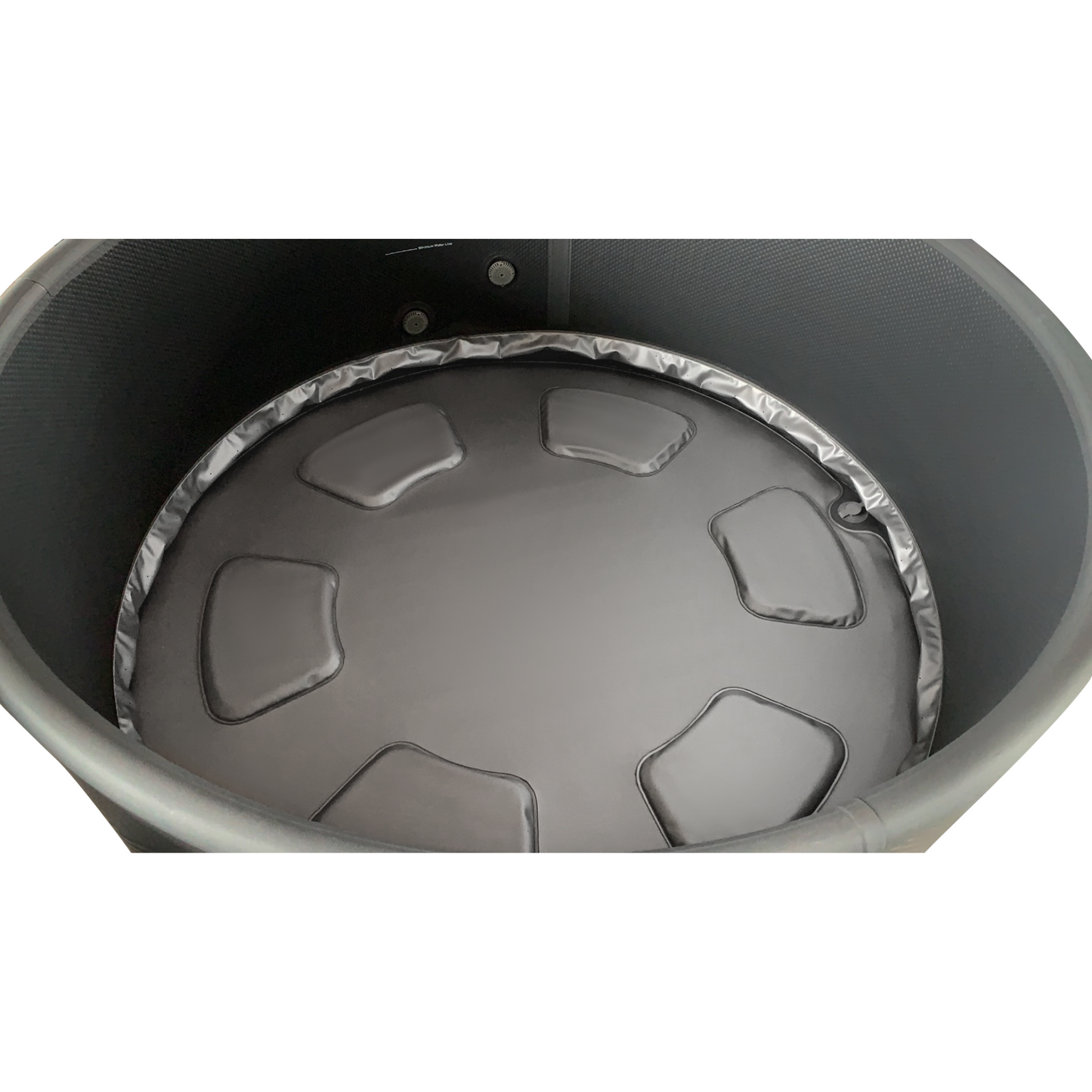 MSpa Frame Series Mono Round 6 Person Portable Outdoor Hot Tub Spa