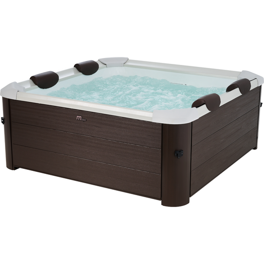 MSpa Frame Series Tribeca Square 4-6 Person Portable Outdoor Hot Tub Spa