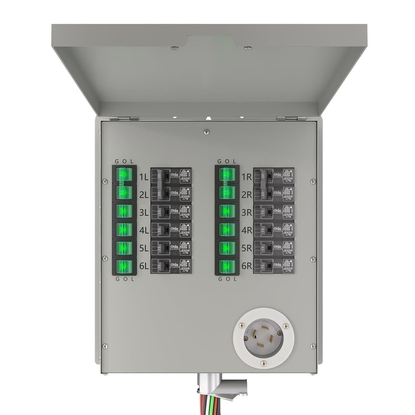 Nature's Generator 12-Circuit 120/240V 30A Non-Automatic Power Transfer Switch