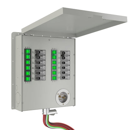Refurbished - Nature's Generator 120/240V 30A 12-Circuit Non-Automatic Transfer Switch