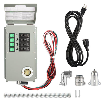 Nature's Generator Lithium 1800 Solar Generator and Transfer Switch