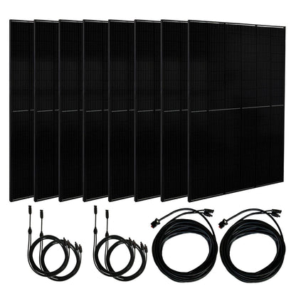 Nature’s Generator Powerhouse with Solar Panel and Transfer Switch