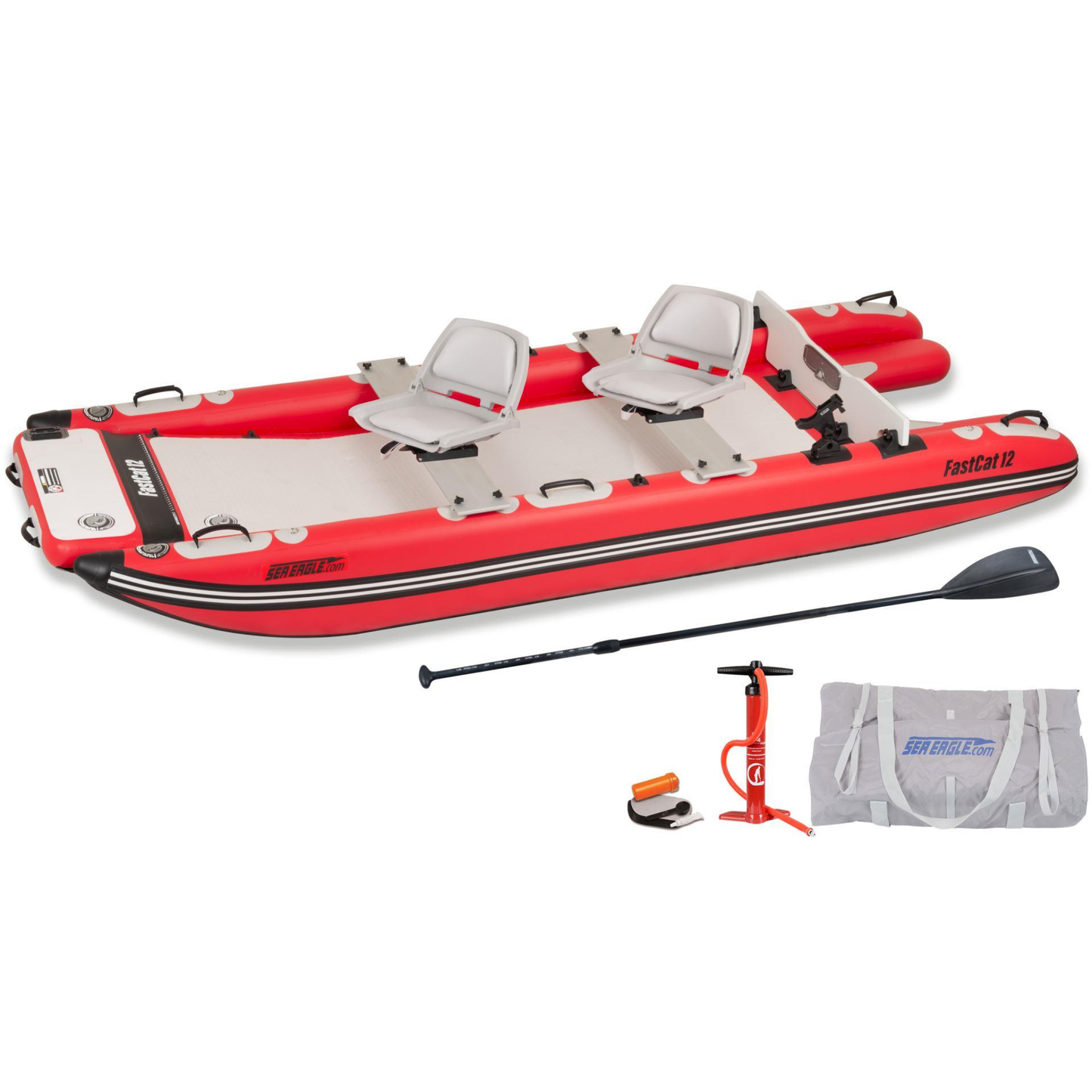 Sea Eagle FastCat12 Catamaran Pontoon Deluxe Package