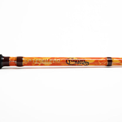 Catfish Pro Orange Dragon Fire Casting Glow Rod