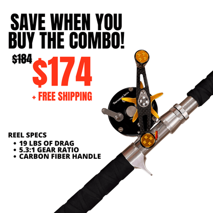 Catfish Pro Orange Dragon Fire Casting Glow Rod