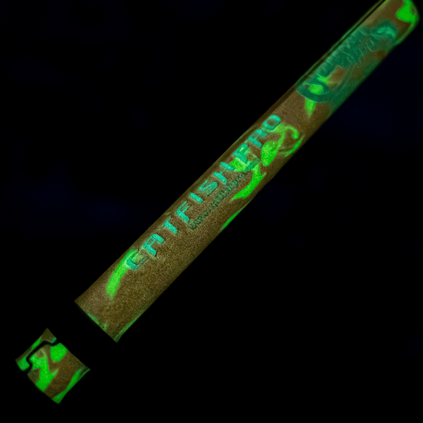 Catfish Pro Orange Dragon Fire Casting Glow Rod