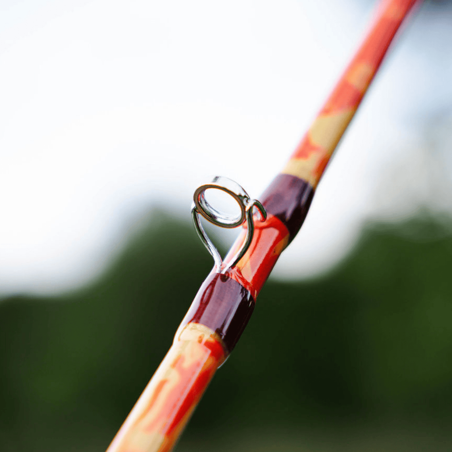 Catfish Pro Orange Dragon Fire Casting Glow Rod