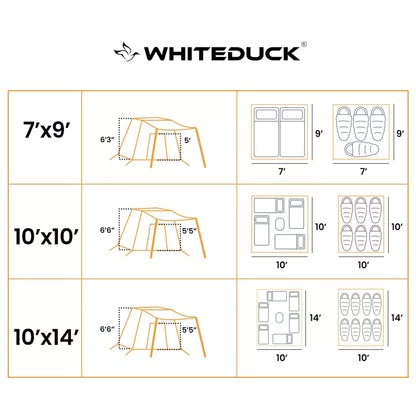 7'x9' Prota Canvas Tent