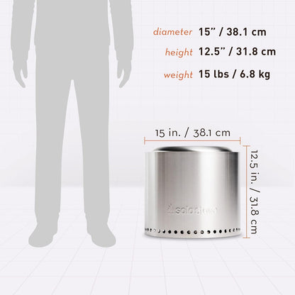 Solo Stove Ranger/Bonfire/Yukon 2.0, Smokeless Fire Pit