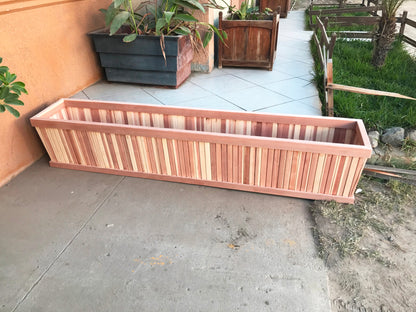 Best Redwood San Clemente Tapered Redwood Planter Box