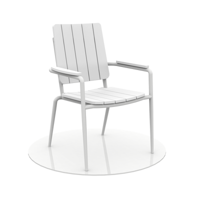 Seaside Casual Poly HIP Stackable Dining Arm Chair